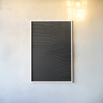 Embrace II by Mike Schick. shown as a paper print in a white frame. Available as a archival giclee rolled canvas, fine art paper, or poster print. SKU 86568h.