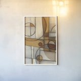 Flipped Mythology by Mike Schick. shown as a paper print in a white frame. Available as a archival giclee rolled canvas, fine art paper, or poster print. SKU 22601h.
