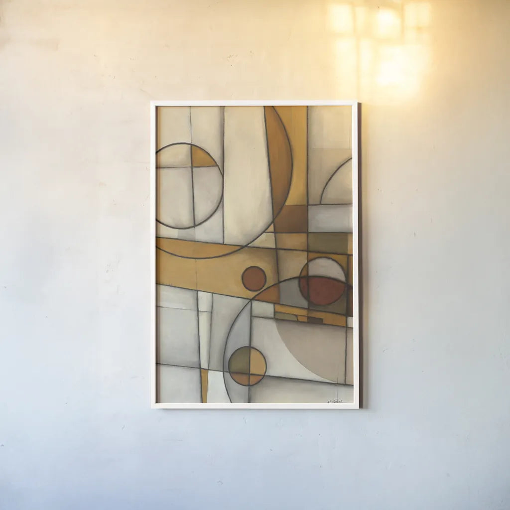 Flipped Mythology by Mike Schick. shown as a paper print in a white frame. Available as a archival giclee rolled canvas, fine art paper, or poster print. SKU 22601h.