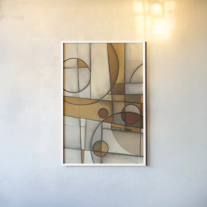 Flipped Mythology by Mike Schick. shown as a paper print in a white frame. Available as a archival giclee rolled canvas, fine art paper, or poster print. SKU 22601h.