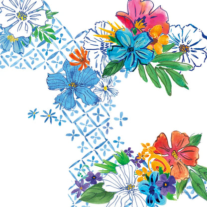 Flower Power V by Mike Schick. SKU 65880a. Archival Giclee Fine art print for wall decor.