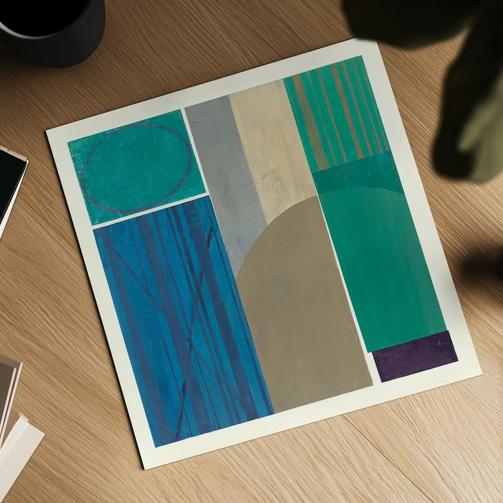 Forest Bridge V2 by Mike Schick. Shown as a detailed flat fine art print, highlighting archival giclee quality. Available as an archival giclee rolled canvas, fine art paper, or poster print. SKU 34276a.