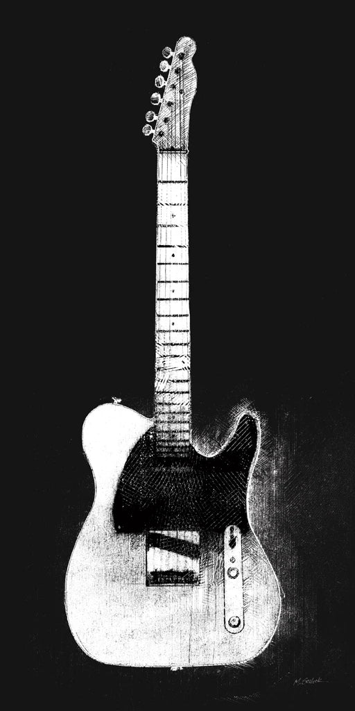 Garage Band I WB by Mike Schick