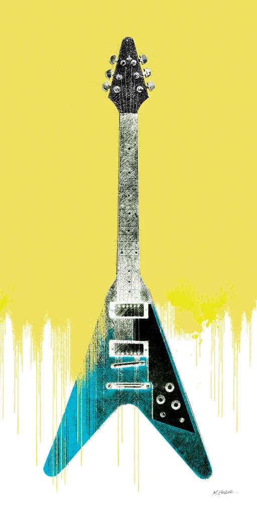 Garage Band III Paint by Mike Schick