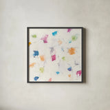 Glitterati I by Mike Schick. Shown in a sleek black glass frame for a contemporary gallery look. Available as an archival giclee rolled canvas, fine art paper, or poster print. SKU 27340a.
