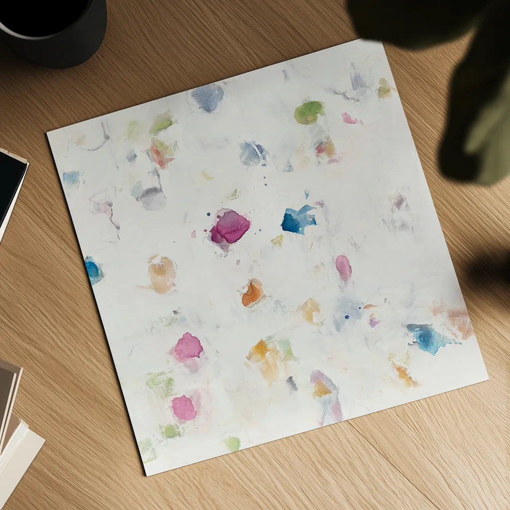 Glitterati II v2 by Mike Schick. Shown as a detailed flat fine art print, highlighting archival giclee quality. Available as an archival giclee rolled canvas, fine art paper, or poster print. SKU 27637a.