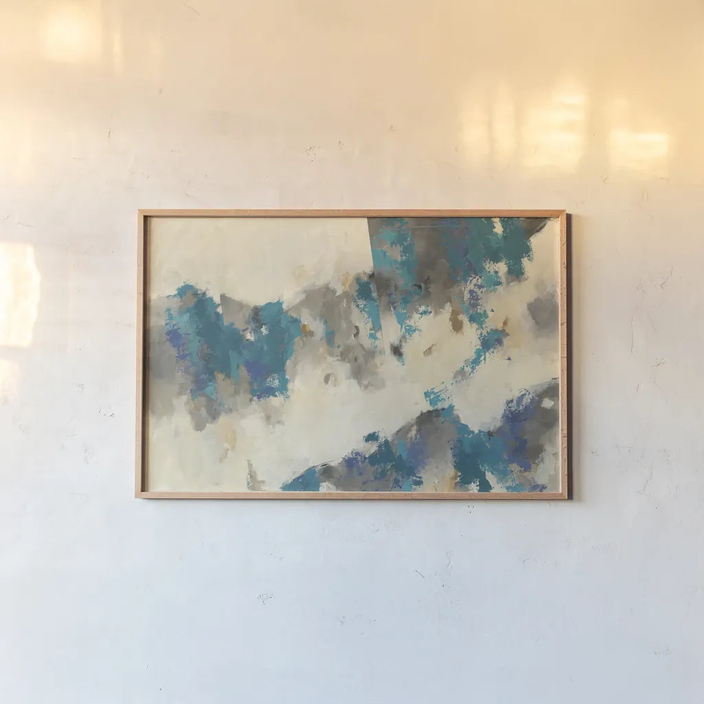 Gray Matter by Mike Schick. shown as a paper print in a natural frame. Available as a archival giclee rolled canvas, fine art paper, or poster print. SKU 12615i.