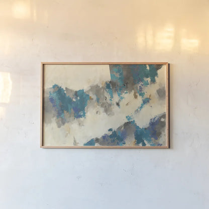 Gray Matter by Mike Schick. shown as a paper print in a natural frame. Available as a archival giclee rolled canvas, fine art paper, or poster print. SKU 12615i.