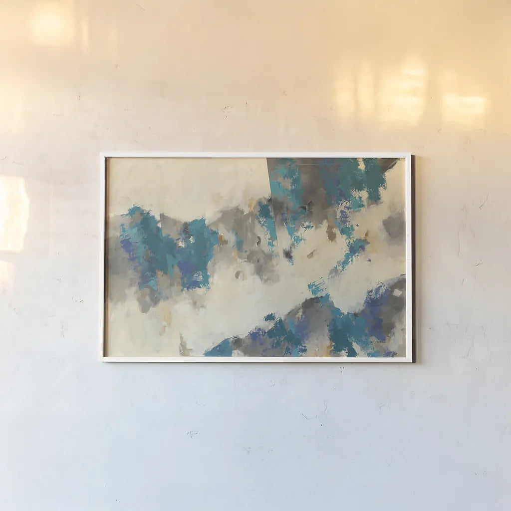 Gray Matter by Mike Schick. shown as a paper print in a white frame. Available as a archival giclee rolled canvas, fine art paper, or poster print. SKU 12615i.