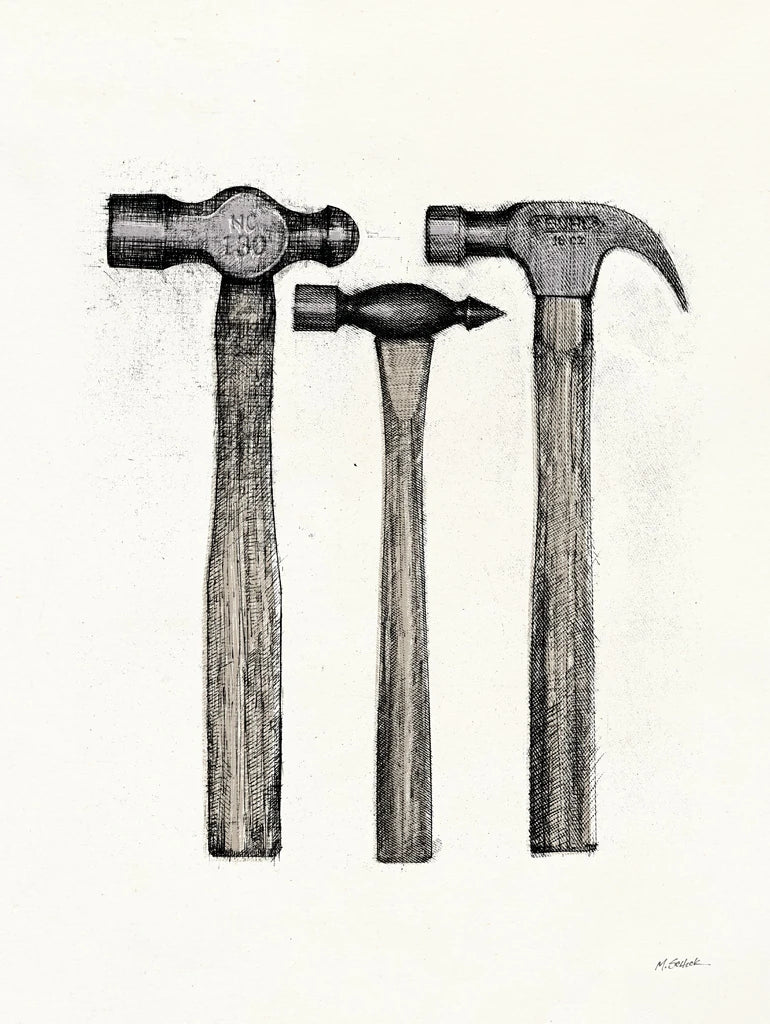 Hammers with Color Crop by Mike Schick