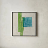 Harmony I No Lines by Mike Schick. Shown in a sleek black glass frame for a contemporary gallery look. Available as an archival giclee rolled canvas, fine art paper, or poster print. SKU 91636a.