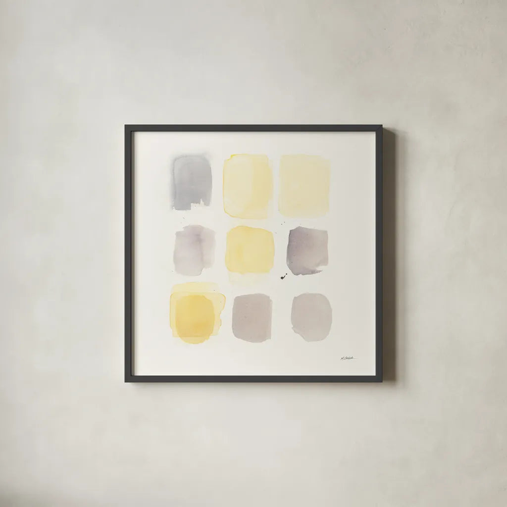 Haze Gray by Mike Schick. Shown in a sleek black glass frame for a contemporary gallery look. Available as an archival giclee rolled canvas, fine art paper, or poster print. SKU 34190a.