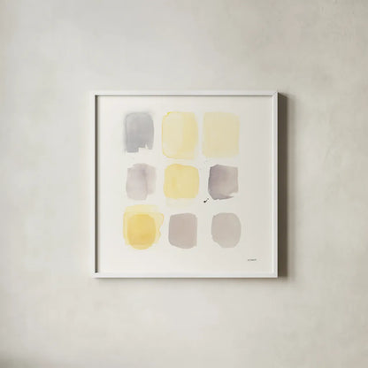 Haze Gray by Mike Schick. Shown in a crisp white glass frame for a clean and minimalist style. Available as an archival giclee rolled canvas, fine art paper, or poster print. SKU 34190a.