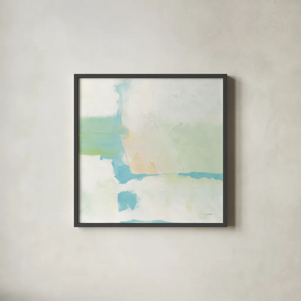 Horizon by Mike Schick. Shown in a sleek black glass frame for a contemporary gallery look. Available as an archival giclee rolled canvas, fine art paper, or poster print. SKU 30039a.