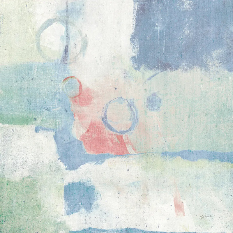 Horizon II Cool Chromatic by Mike Schick. SKU 26504a. Archival Giclee Fine art print for wall decor.