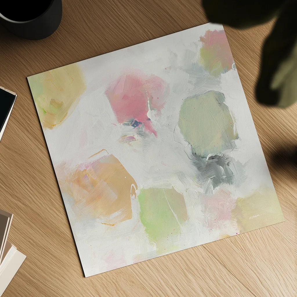 Ideas Held Aloft II by Mike Schick. Shown as a detailed flat fine art print, highlighting archival giclee quality. Available as an archival giclee rolled canvas, fine art paper, or poster print. SKU 31523a.