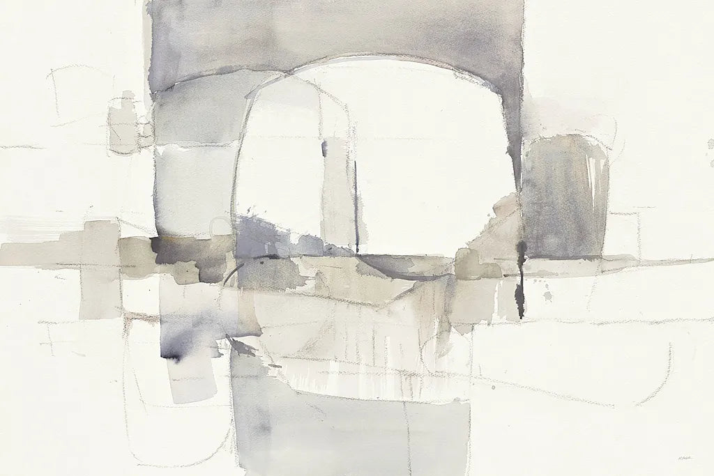 Improvisation I Gray by Mike Schick. SKU 28337i. Archival Giclee Fine art print for wall decor.