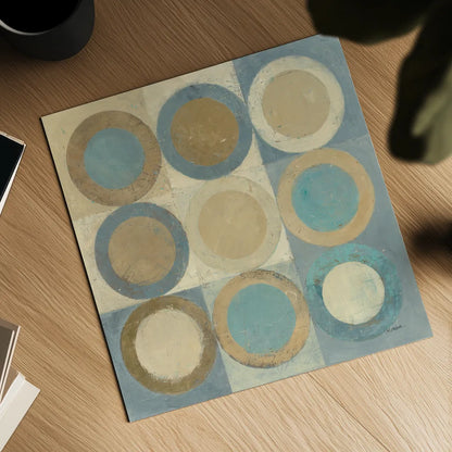 In the Key of Blue by Mike Schick. Shown as a detailed flat fine art print, highlighting archival giclee quality. Available as an archival giclee rolled canvas, fine art paper, or poster print. SKU 34272a.