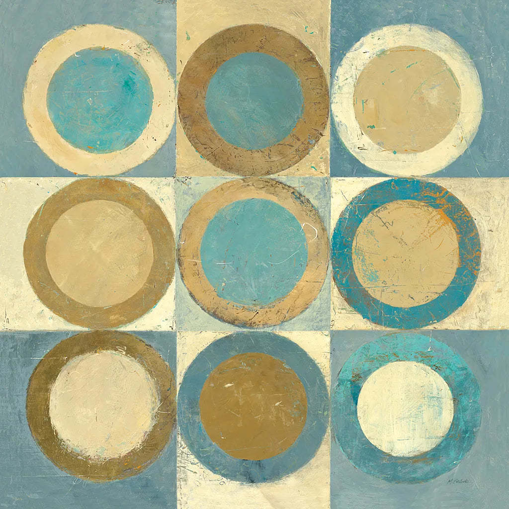 In the Key of Blue Light and Dark by Mike Schick. SKU 22639a. Archival Giclee Fine art print for wall decor.