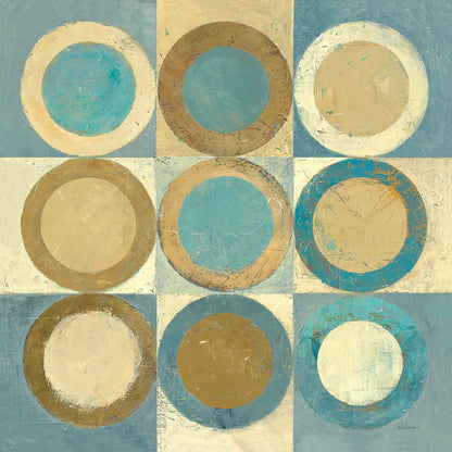 In the Key of Blue Light and Dark by Mike Schick. SKU 22639a. Archival Giclee Fine art print for wall decor.