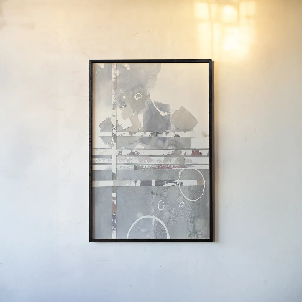 Inbound Traffic by Mike Schick. shown as a paper print in a black flame. Available as a archival giclee rolled canvas, fine art paper, or poster print. SKU 31844h.