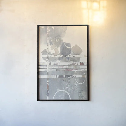 Inbound Traffic by Mike Schick. shown as a paper print in a black flame. Available as a archival giclee rolled canvas, fine art paper, or poster print. SKU 31844h.