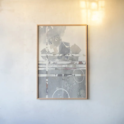 Inbound Traffic by Mike Schick. shown as a paper print in a natural frame. Available as a archival giclee rolled canvas, fine art paper, or poster print. SKU 31844h.