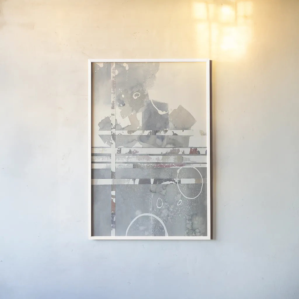 Inbound Traffic by Mike Schick. shown as a paper print in a white frame. Available as a archival giclee rolled canvas, fine art paper, or poster print. SKU 31844h.