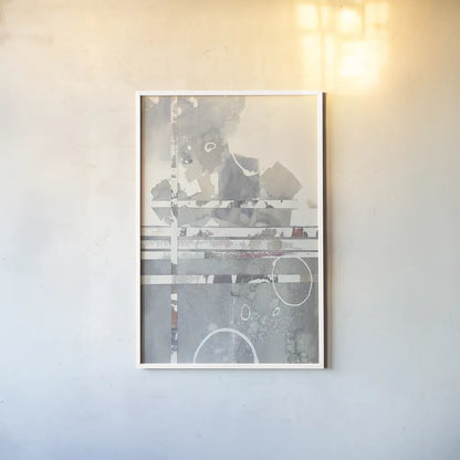 Inbound Traffic by Mike Schick. shown as a paper print in a white frame. Available as a archival giclee rolled canvas, fine art paper, or poster print. SKU 31844h.