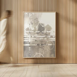 Inbound Traffic Neutral by Mike Schick. shown as over sized large wall art. Available as an archival giclee rolled canvas, fine art paper, or poster print. SKU 42924h.