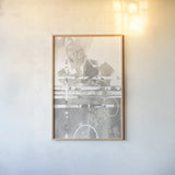 Inbound Traffic Neutral by Mike Schick. shown as a paper print in a natural frame. Available as a archival giclee rolled canvas, fine art paper, or poster print. SKU 42924h.