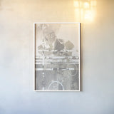 Inbound Traffic Neutral by Mike Schick. shown as a paper print in a white frame. Available as a archival giclee rolled canvas, fine art paper, or poster print. SKU 42924h.