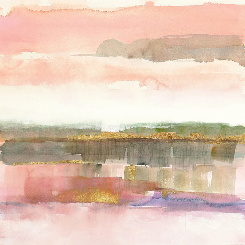 Influence  of Line and Color Gold Crop by Mike Schick. SKU 21654a. Archival Giclee Fine art print for wall decor.