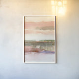 Influence of Line and Color Crop by Mike Schick. shown as a paper print in a white frame. Available as a archival giclee rolled canvas, fine art paper, or poster print. SKU 18802h.
