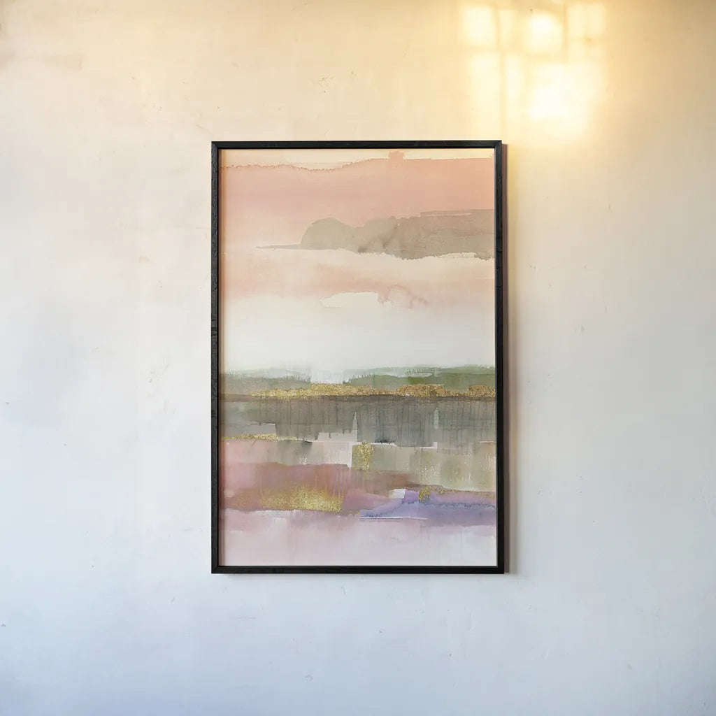 Influence of Line and Color Crop by Mike Schick. shown as a paper print in a black flame. Available as a archival giclee rolled canvas, fine art paper, or poster print. SKU 21654h.