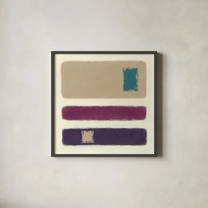 Isole Neutral by Mike Schick. Shown in a sleek black glass frame for a contemporary gallery look. Available as an archival giclee rolled canvas, fine art paper, or poster print. SKU 34227a.