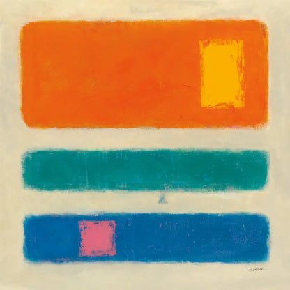 Isole Orange by Mike Schick. SKU 22606a. Archival Giclee Fine art print for wall decor.