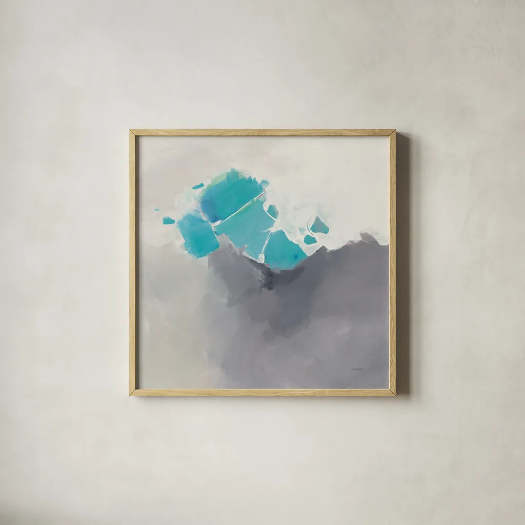 Last Light by Mike Schick. Shown in a natural wood glass frame for a timeless modern aesthetic. Available as an archival giclee rolled canvas, fine art paper, or poster print. SKU 31843a.