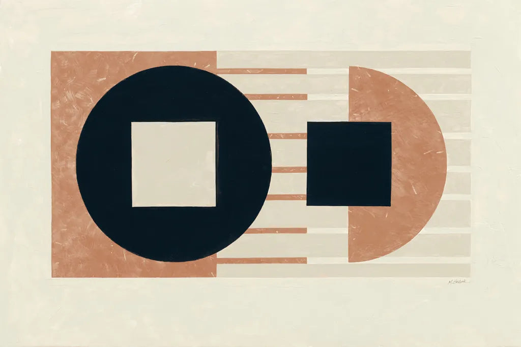 Laterally Speaking Warm by Mike Schick. SKU 55289i. Archival Giclee Fine art print for wall decor.