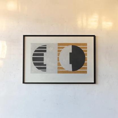 Latitude by Mike Schick. shown as a paper print in a black flame. Available as a archival giclee rolled canvas, fine art paper, or poster print. SKU 52185i.