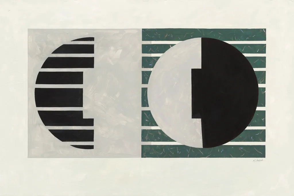 Latitude Green by Mike Schick. SKU 58745i. Archival Giclee Fine art print for wall decor.