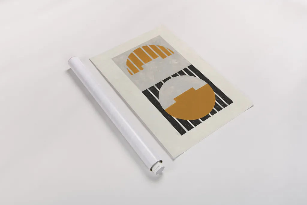 Latitude v2 by Mike Schick. shown as a rolled paper print. Available as archival giclee rolled canvas, fine art paper, or poster print. SKU 58746i.