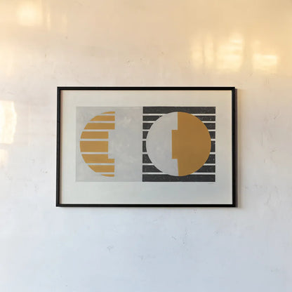 Latitude v2 by Mike Schick. shown as a paper print in a black flame. Available as a archival giclee rolled canvas, fine art paper, or poster print. SKU 58746i.