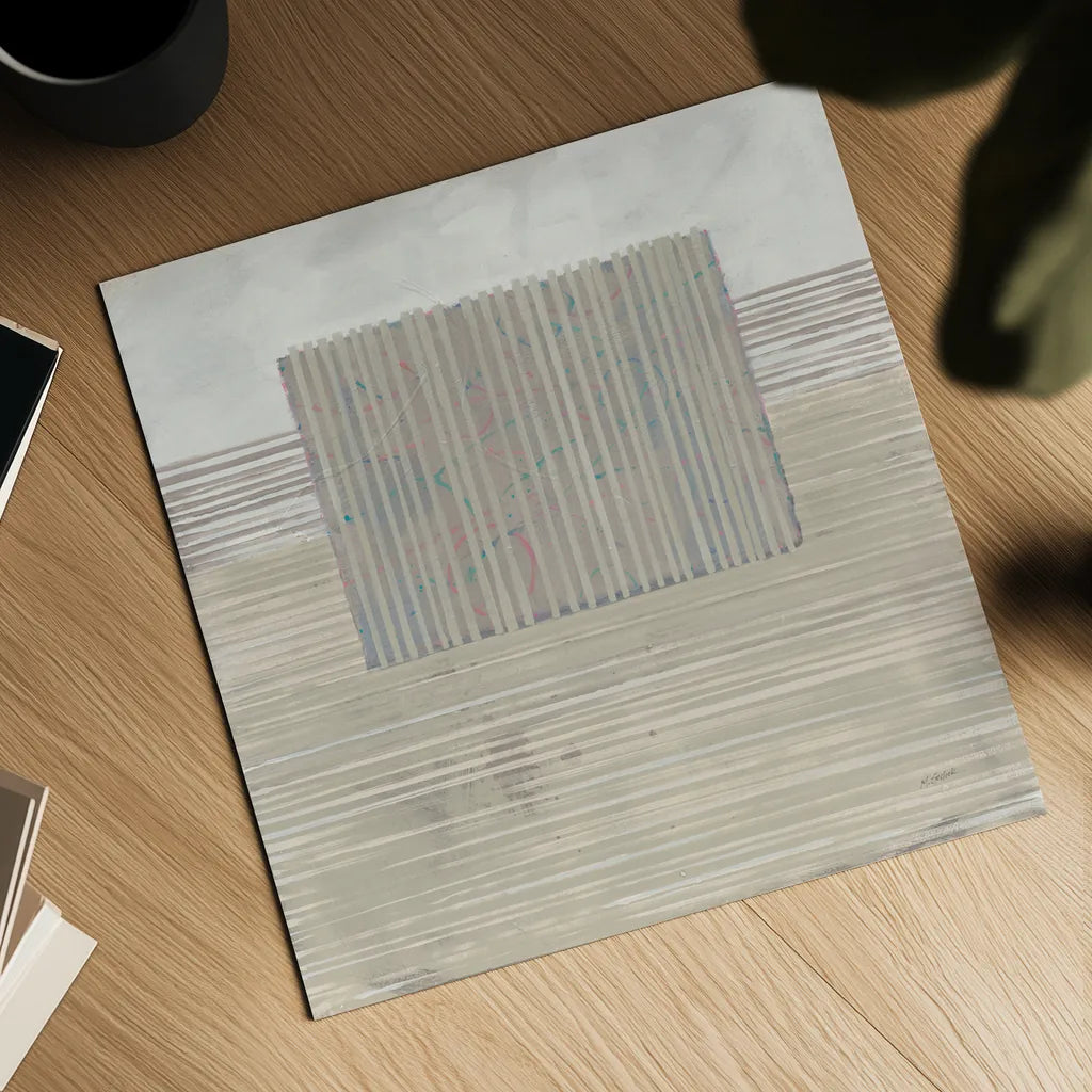 Layer of Reality Neutral by Mike Schick. Shown as a detailed flat fine art print, highlighting archival giclee quality. Available as an archival giclee rolled canvas, fine art paper, or poster print. SKU 42925a.