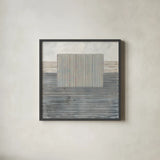 Layers of Reality by Mike Schick. Shown in a sleek black glass frame for a contemporary gallery look. Available as an archival giclee rolled canvas, fine art paper, or poster print. SKU 32092a.