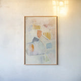Let Them Eat Cake Crop by Mike Schick. shown as a paper print in a natural frame. Available as a archival giclee rolled canvas, fine art paper, or poster print. SKU 36358h.