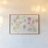 Levitation by Mike Schick. shown as a paper print in a natural frame. Available as a archival giclee rolled canvas, fine art paper, or poster print. SKU 30616i.