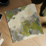 Linden Gray Matter II Square by Mike Schick. Shown as a detailed flat fine art print, highlighting archival giclee quality. Available as an archival giclee rolled canvas, fine art paper, or poster print. SKU 34217a.