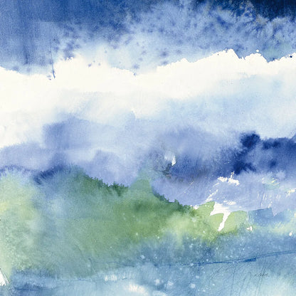 Midnight at the Lake III by Mike Schick. SKU 20555a. Archival Giclee Fine art print for wall decor.