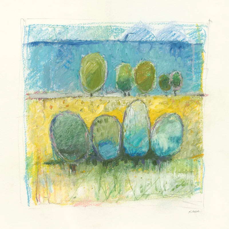 Morning Grove by Mike Schick. SKU 48424a. Archival Giclee Fine art print for wall decor.